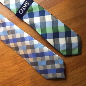 Pair of Checkered Ties